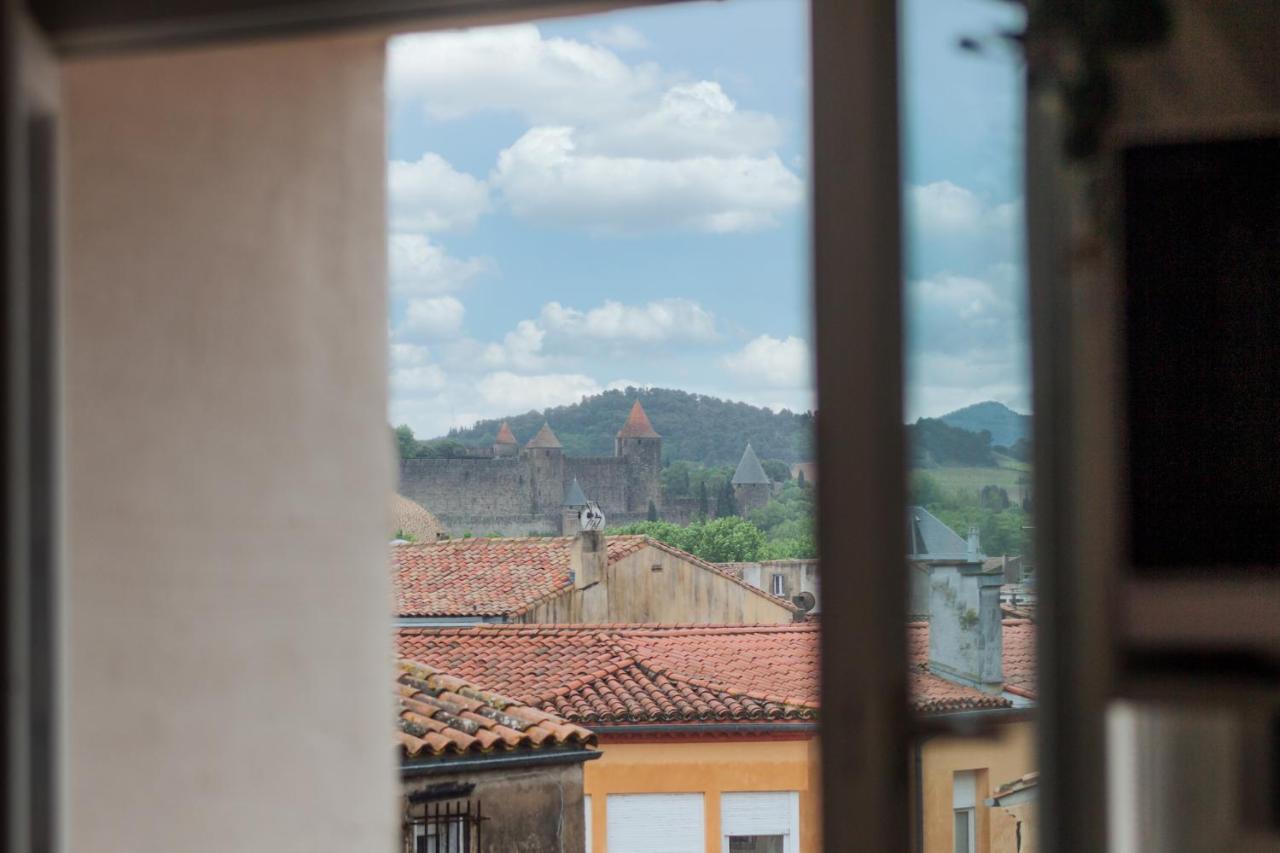 Le Boheme - Netflix - Wifi - Vue Sur La Cite Medievale Et Les Toits Apartment การ์กาซอน ภายนอก รูปภาพ